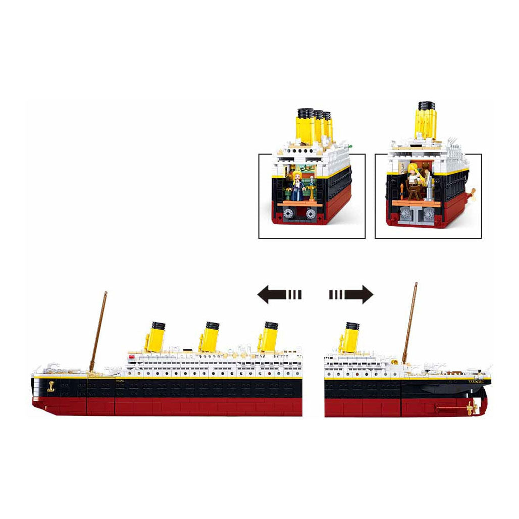 Sluban Titanic extra grande Bouwset, 2401dlg.