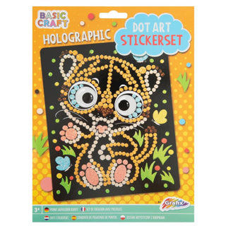 Grafix Holographic Dot Stickerset, 3 ASD. 22 x 18 cm