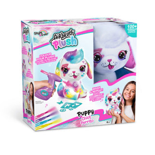 Plush psiček z zračno ščetko