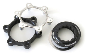Xlc hub centerlock adapter 6 cams black zi