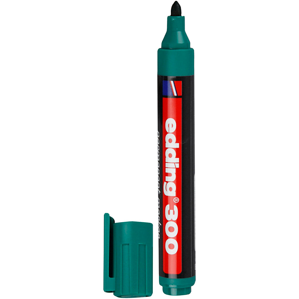 Edding 300 marker, line width 1.5-3 mm, green, 1 piece
