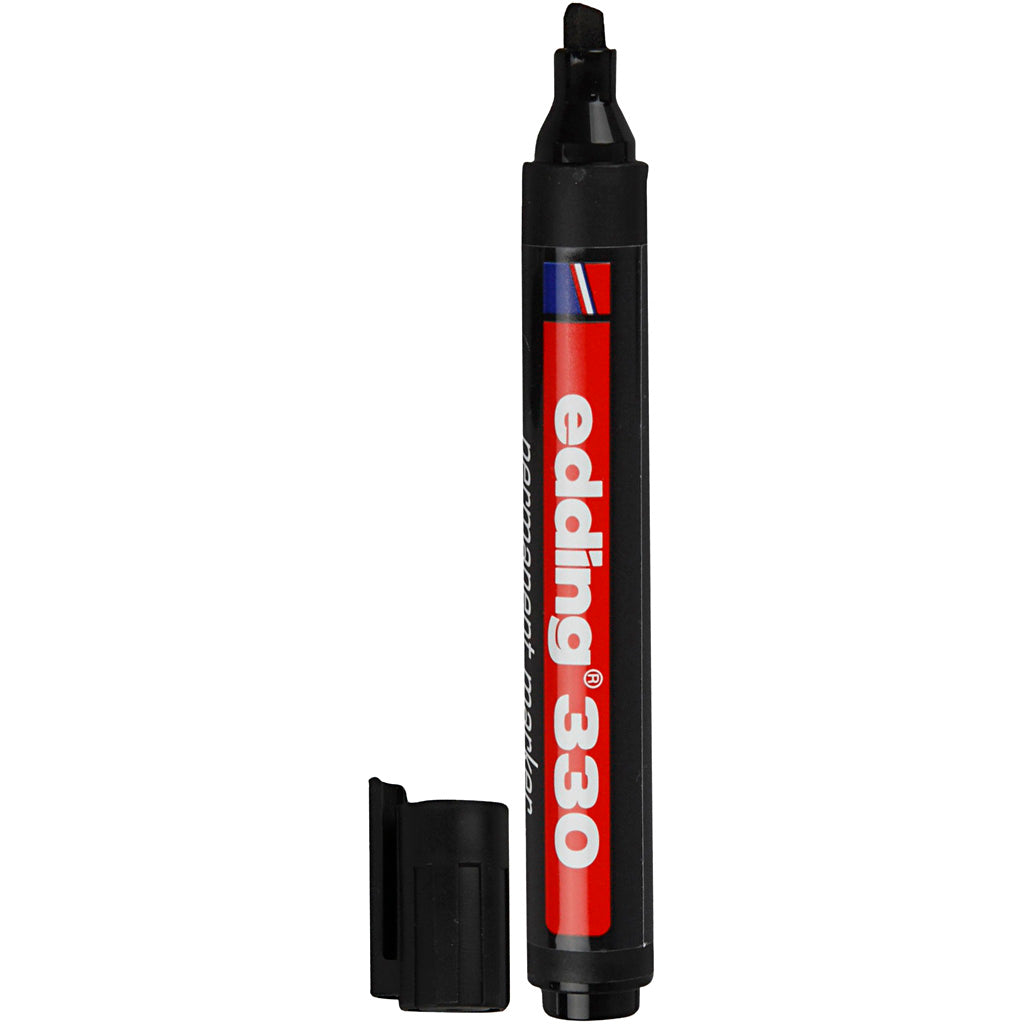 Edding 330 marker, line width 1-5 mm, black, 1 piece