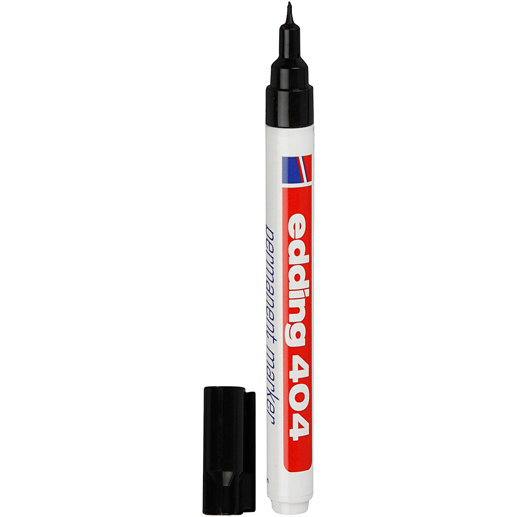 Edding 404 marker, line width 0.75 mm, black, 1 piece