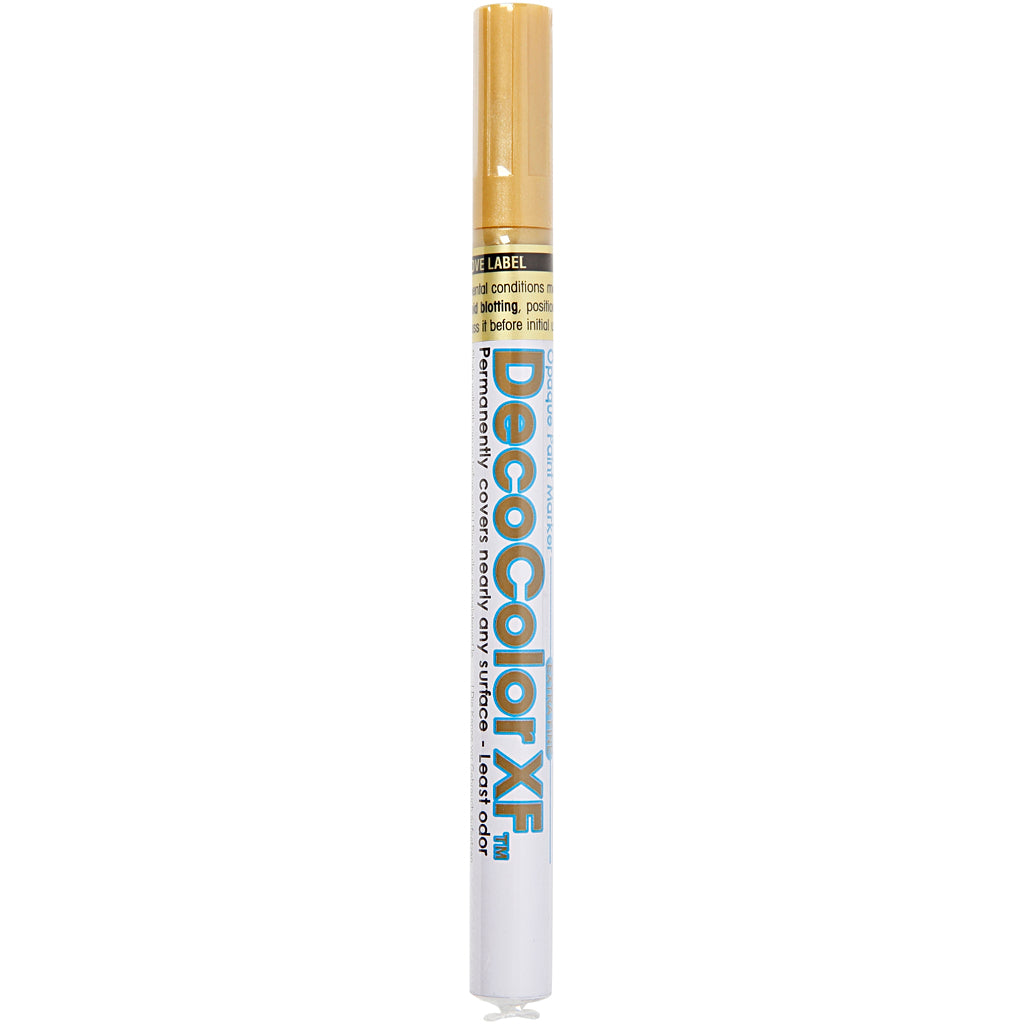 Decorative marker, line thickness 0.8 mm, gold, 1 piece