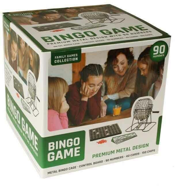 Cilgro Bingo Mill lavet af metal med 90 numre