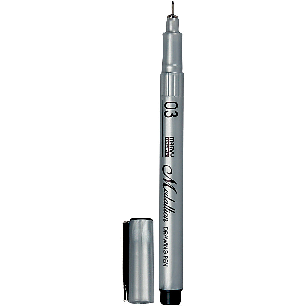 Medallion drawing pen, line width 0.3 mm, black, 1 piece