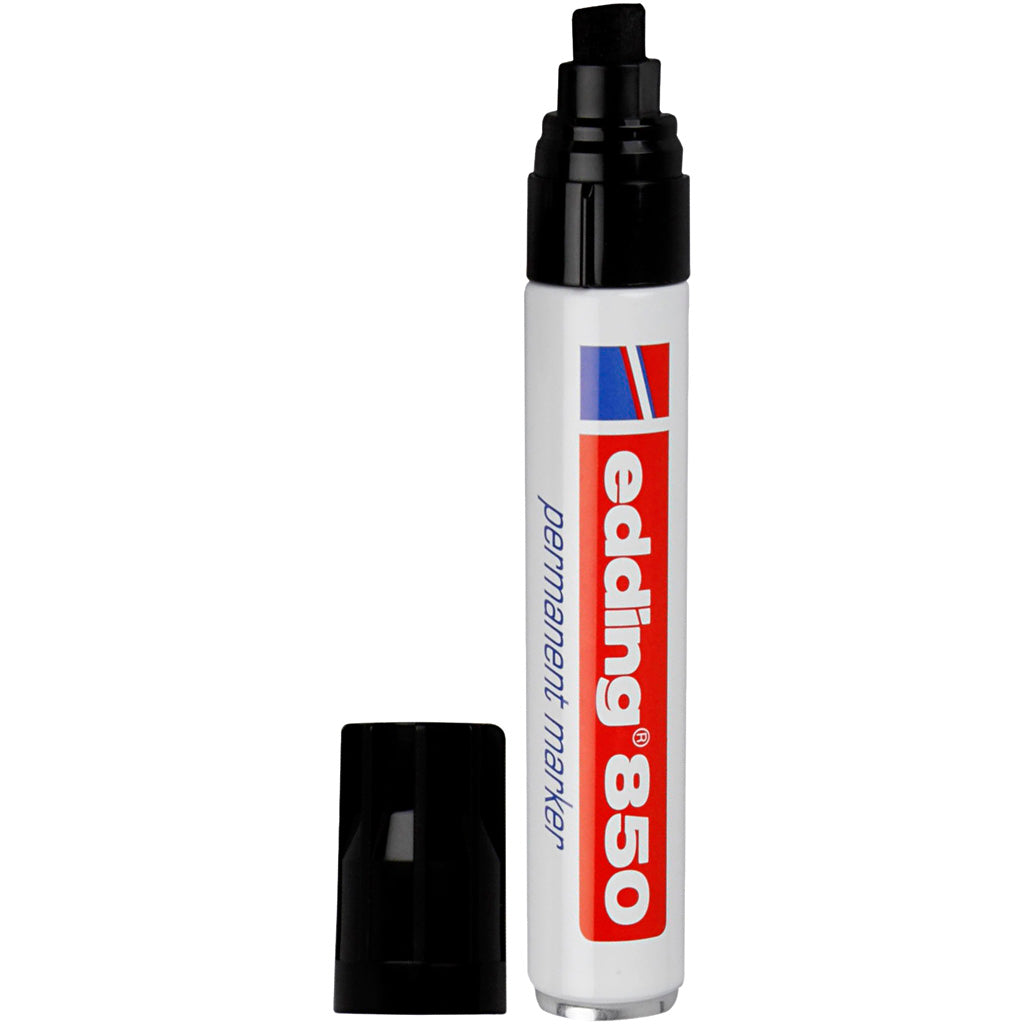 Marker, edding 850, line width 5-15 mm, black, 1 piece