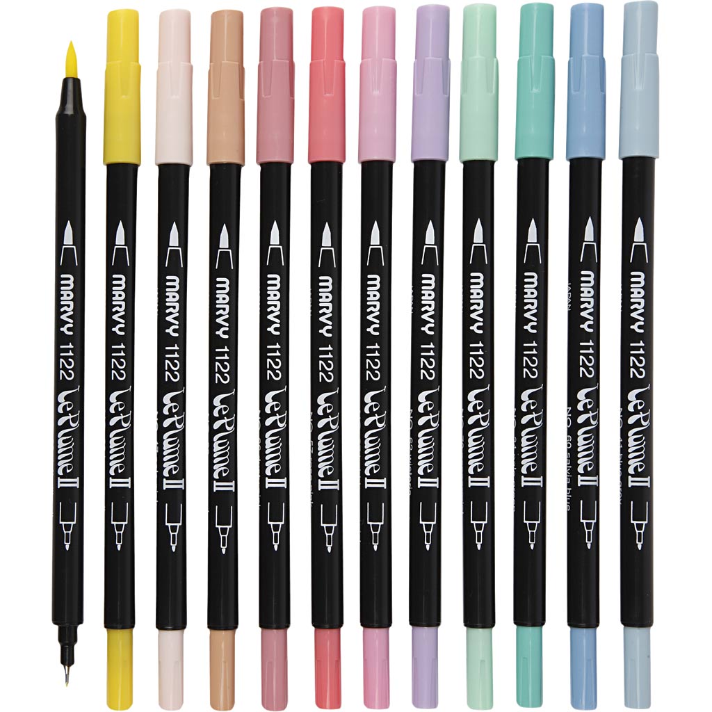 Le plume ii markers, 12 stuk 1 doos