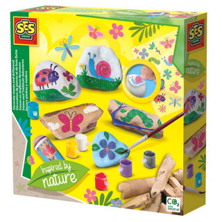 Decorating SES stones and driftwood - Inspired by Nature
