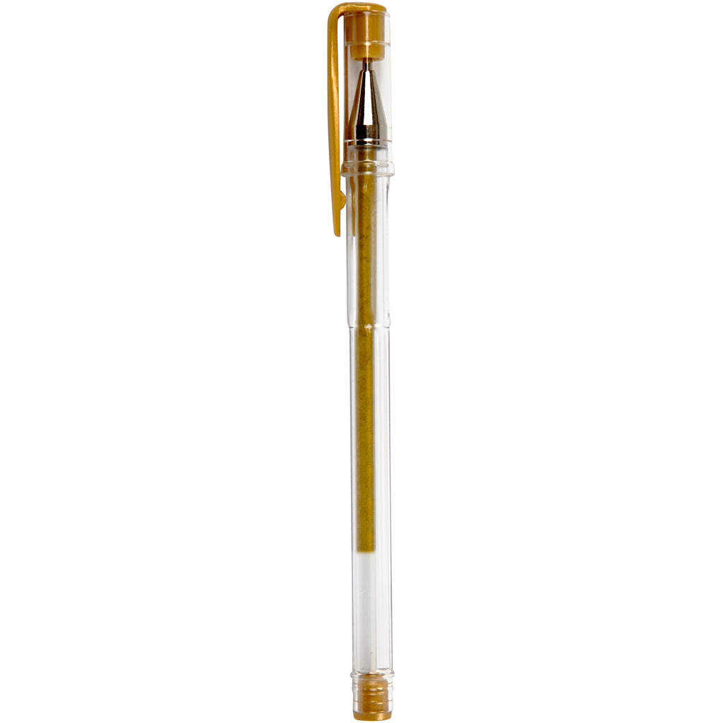 Creativ company gel pen, line width 0.8 mm, gold, 6 pieces 1 box