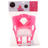 Baby Rose - Dolls Bicycle seat 25 x 22 x 20 Pink