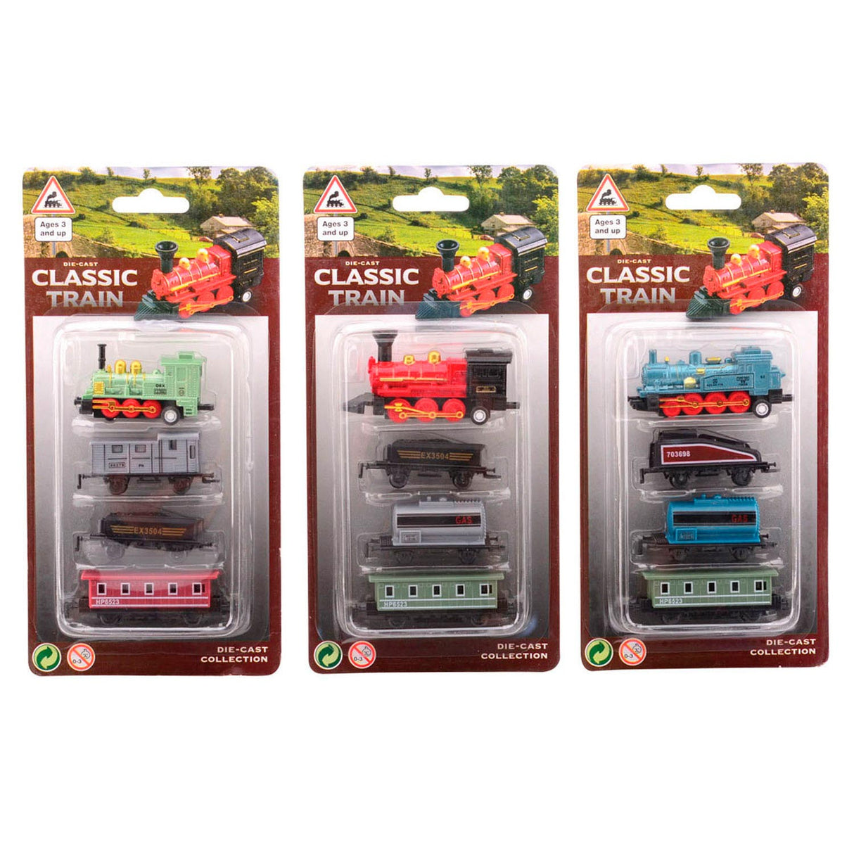 Die-cast Pullback locomotive