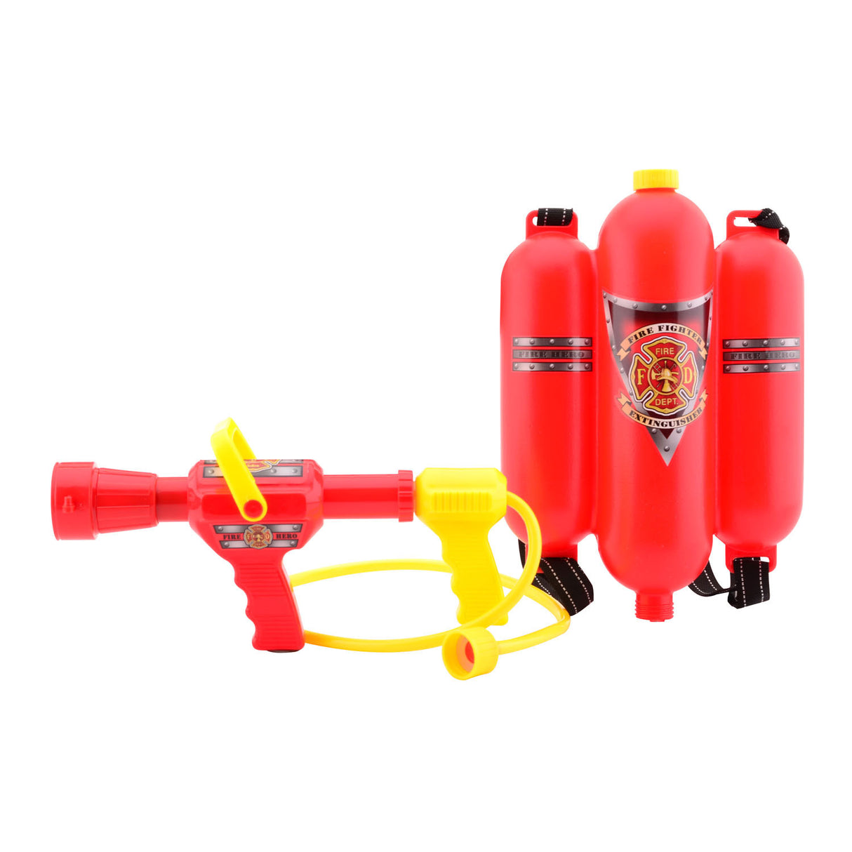 Pistola de água do Departamento de Bombeiros Johtoy com Tank