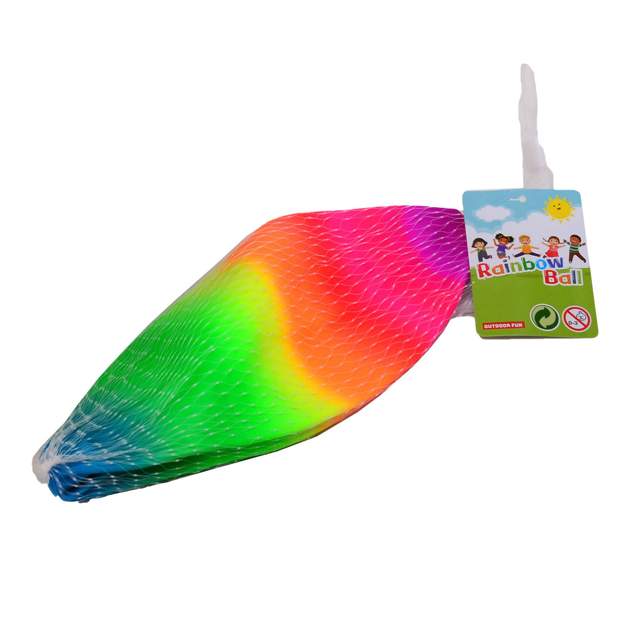 Outdoor fun rainbow ball, 20 cm