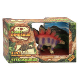 Johntoy animal world two-sided dinosaur - stegosaurus