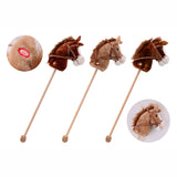 Johntoy plush hobby horse with sound