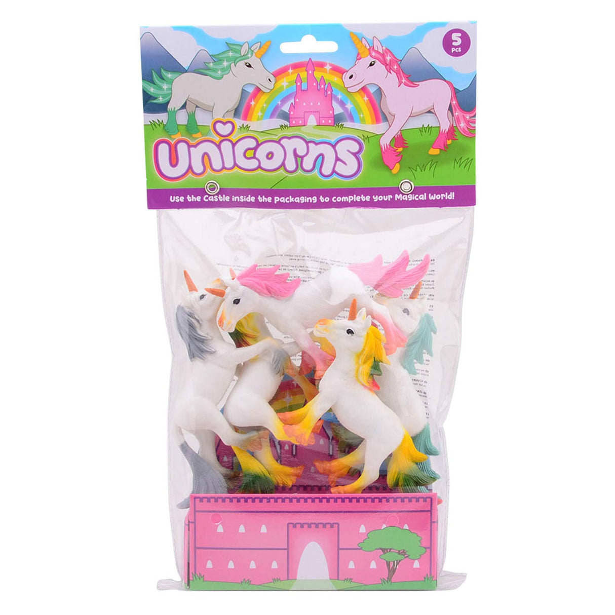 Johtoy Unicorn Play Figures, 5st.