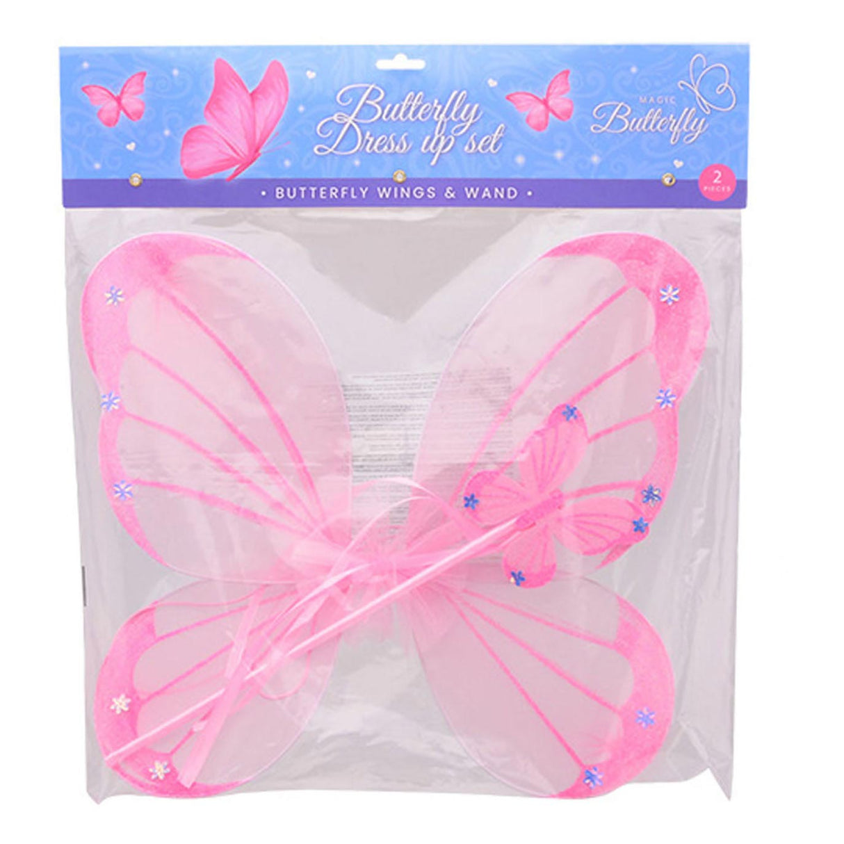 Johntoy Butterfly Wings med Magic Wand