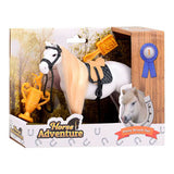 JOHNTOY HORES Play Set Haren Brushing