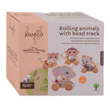 Joueco The Wildies Wooden Animal com pista de contas