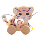 Joueco The Wildies Wooden Animal com pista de contas