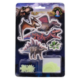 Nálepky na stenu Johntoy glow dino