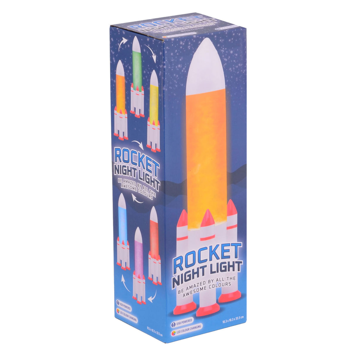 Johntoy Rocket Night Lamp with USB connection