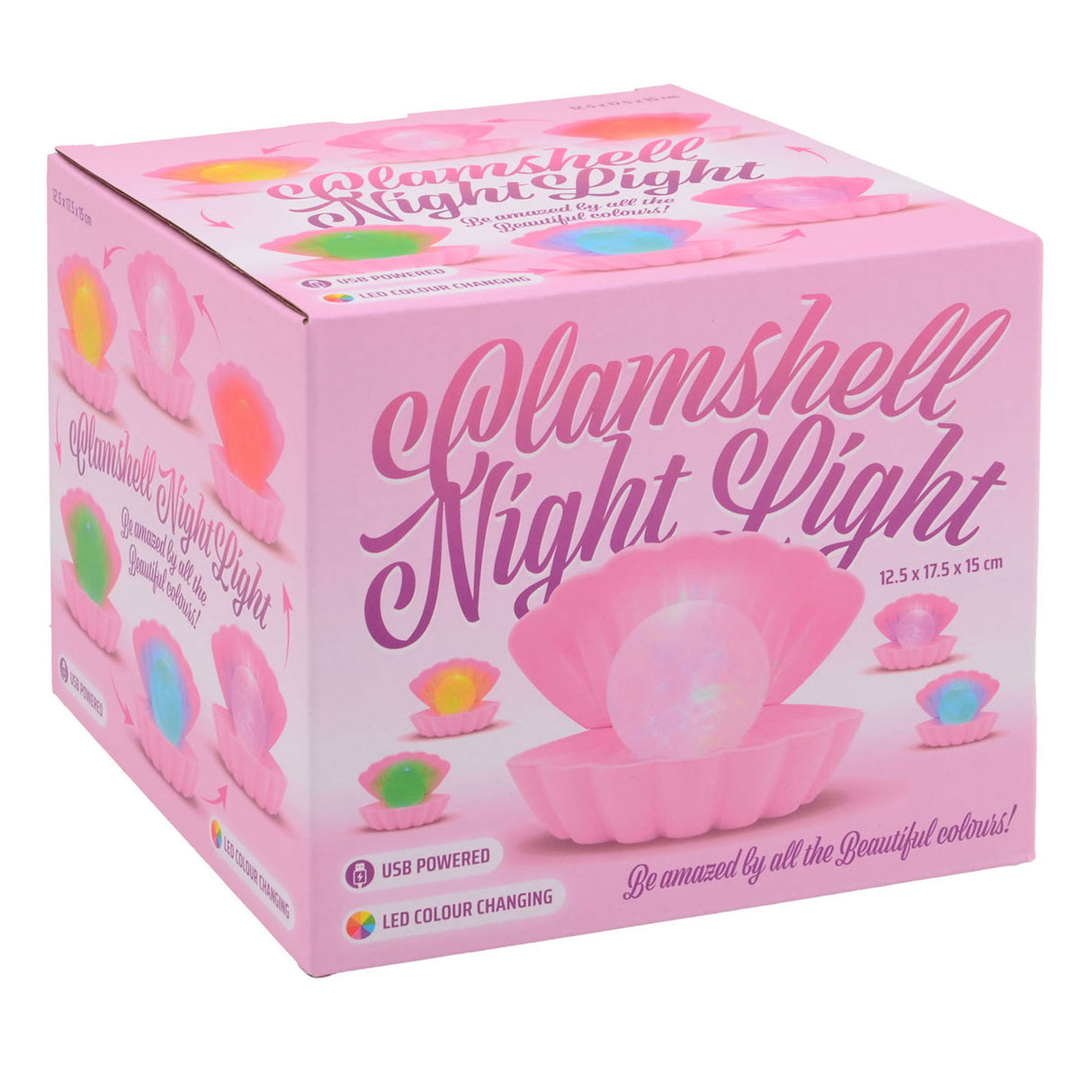 Johntoy Pearl Night Lamp Pink with USB connection