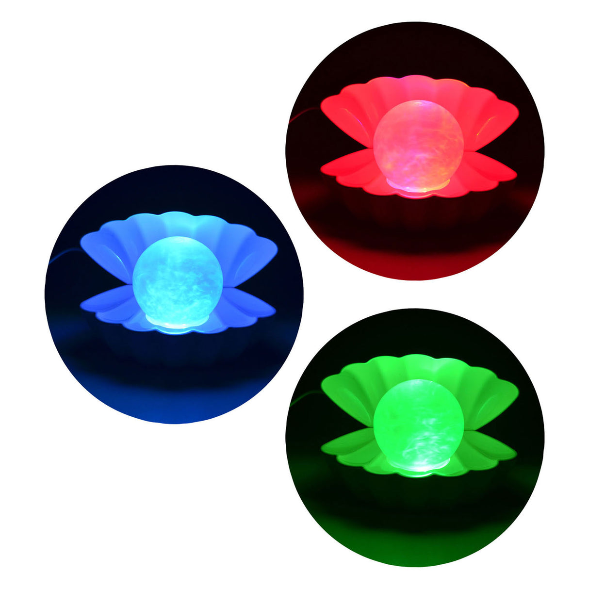 Johntoy Pearl Night Lamp Pink with USB connection