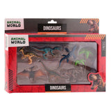 Mondo animale Johntoy - set da gioco dinosauro, 7 pezzi.