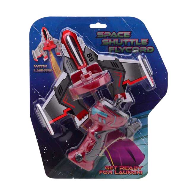 Johntoy flycord space shuttle met licht