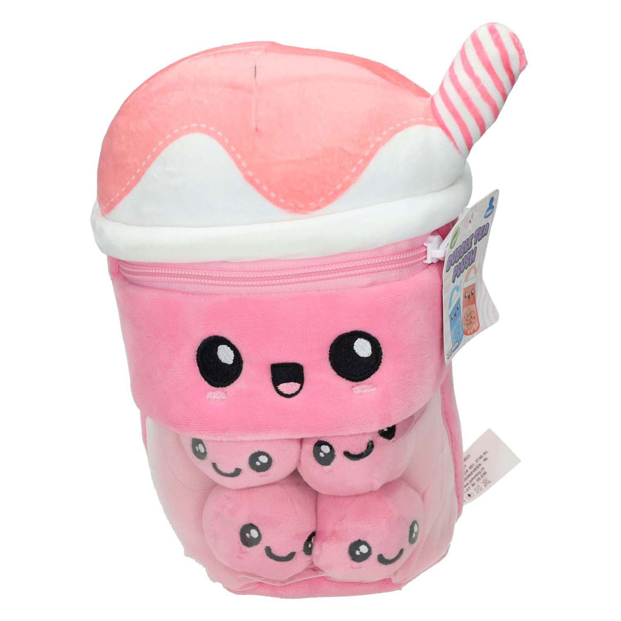 Johntoy plush and play bubble tea knuffel
