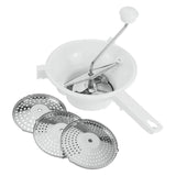 Peneira passante Metaltex 20 cm aço inoxidável branco