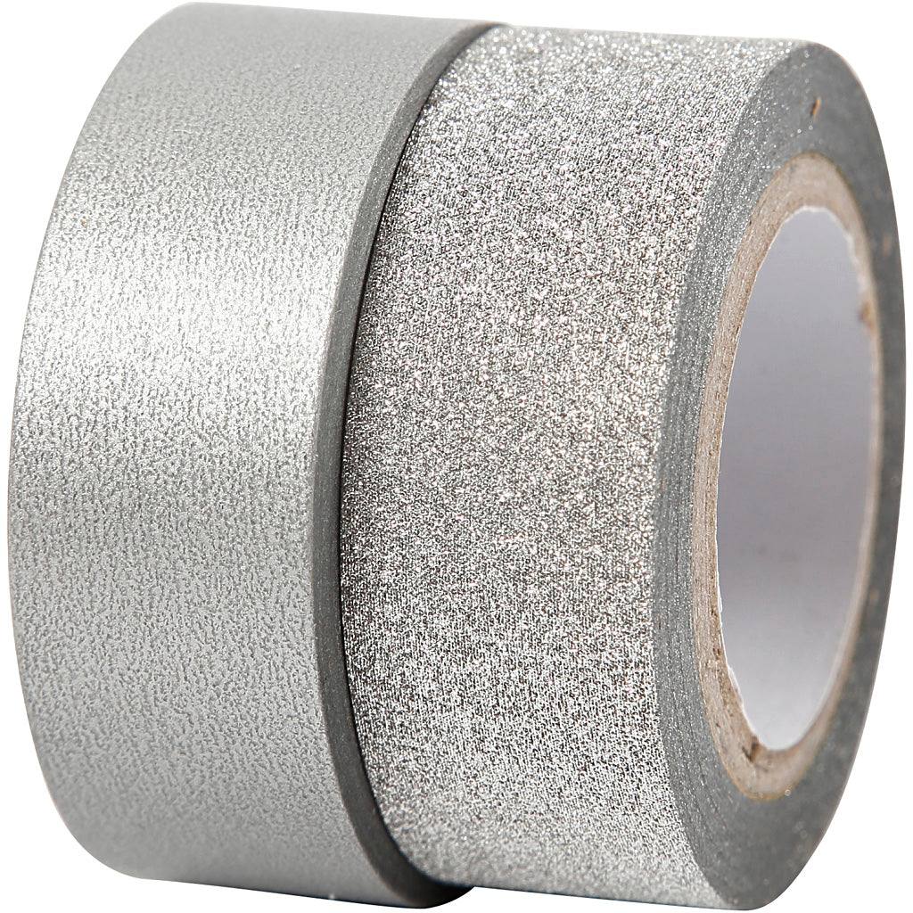 Masking tape silver 2m, 2st.
