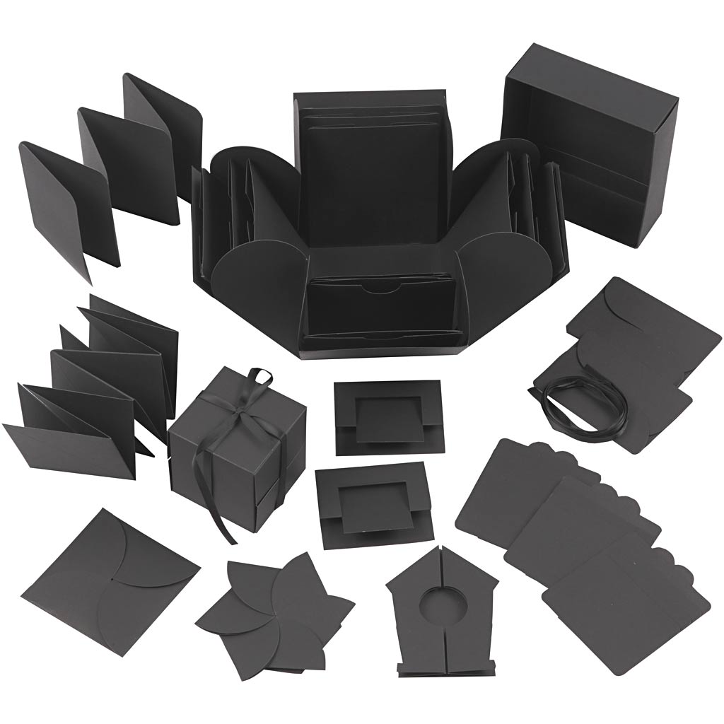 Creativ Company Explosion Box Gift box Black Set