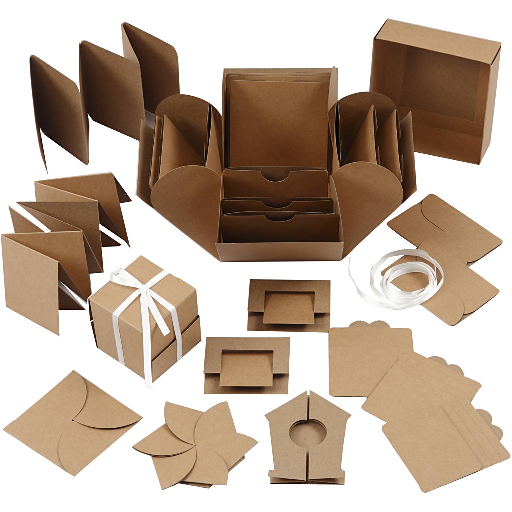 Creativ Company Explosion Box Gift box Naturel Set