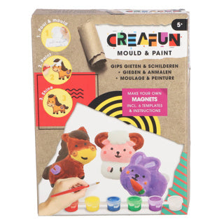 Creafun gips gieten boerderij | 4 stuks