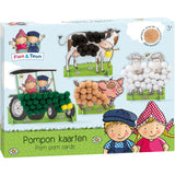 Bambolino Toys Fien and Teun Pompom slices of craft set