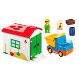 Playmobil 1.2.3. Werkman with sorting garage 70184