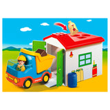 Playmobil 1.2.3. Werkman with sorting garage 70184