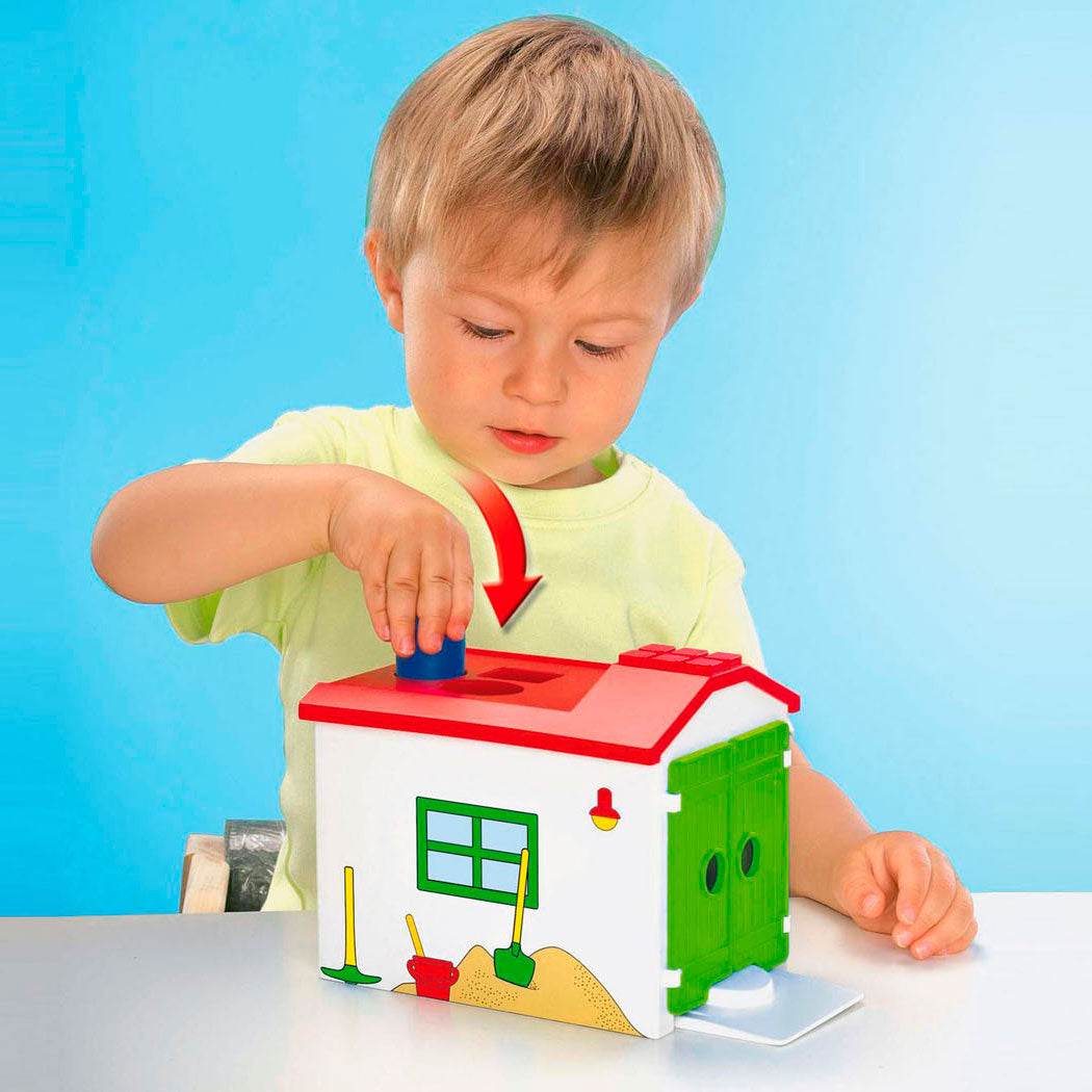 Playmobil 1.2.3. Werkman with sorting garage 70184