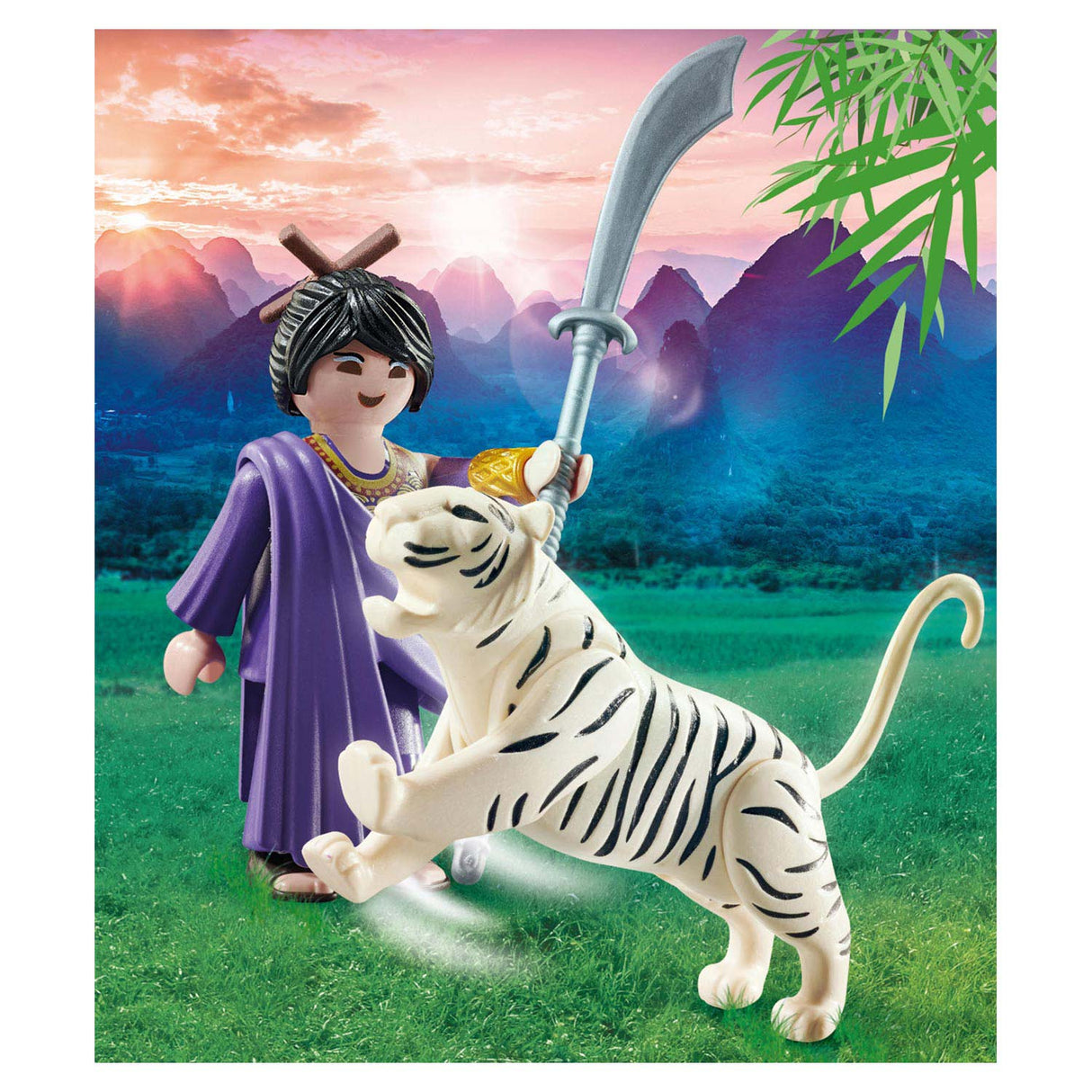 Speciali Playmobil Fighter asiatico con Tiger - 70382