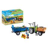 Country Tractor Playmobil s přívěsem 71249