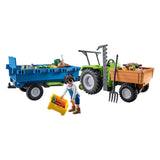 Country Tractor Playmobil s přívěsem 71249