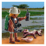 Playmobil Specials Ricercatore con Young Caiman - 71168