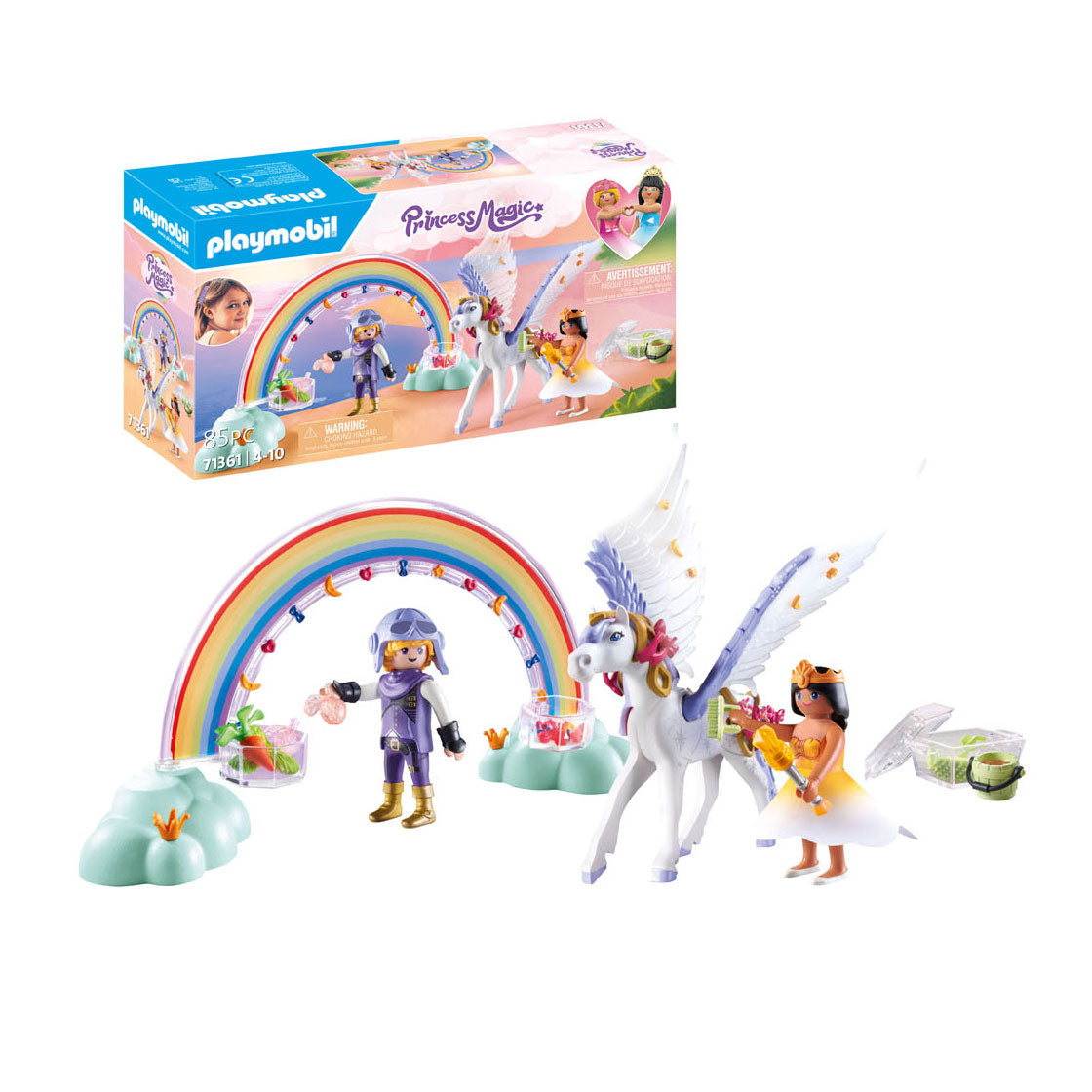 Playmobil Princess Pegasus con arcobaleno 71361
