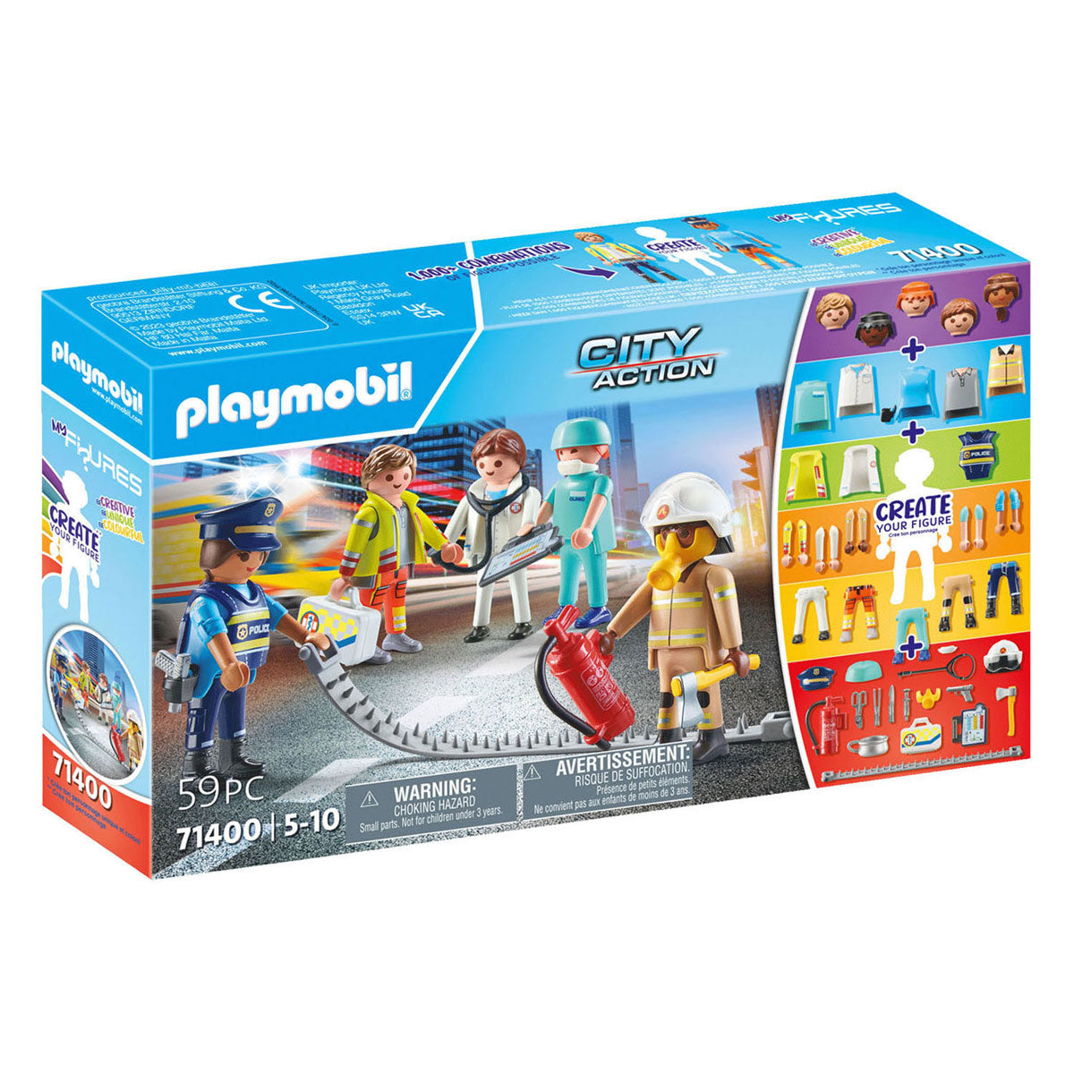 Playmobil City Action My Figurs: Mentő misszió 71400