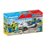 PlayMobil Stad Action elektresch Stroossmaschinn - 714333