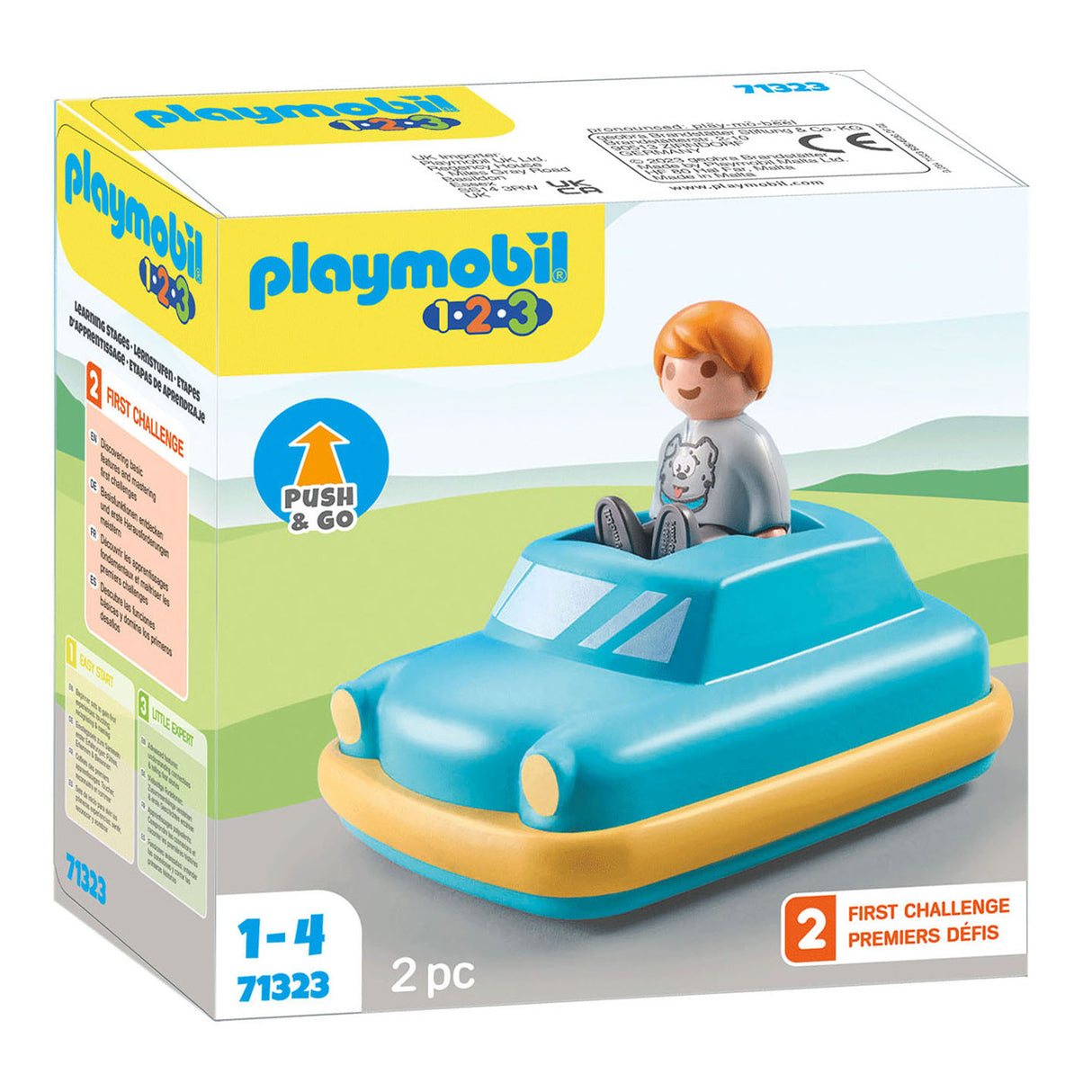 PlayMobil 1.2.3. Gyermekautó 71323