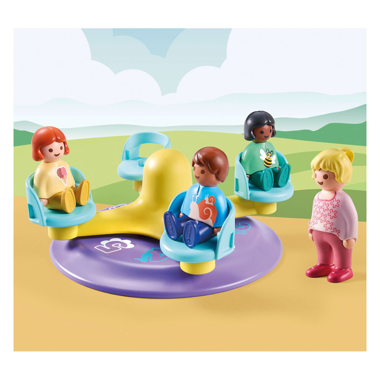 PlayMobil 1.2.3. Gyermekkarrózár 71324
